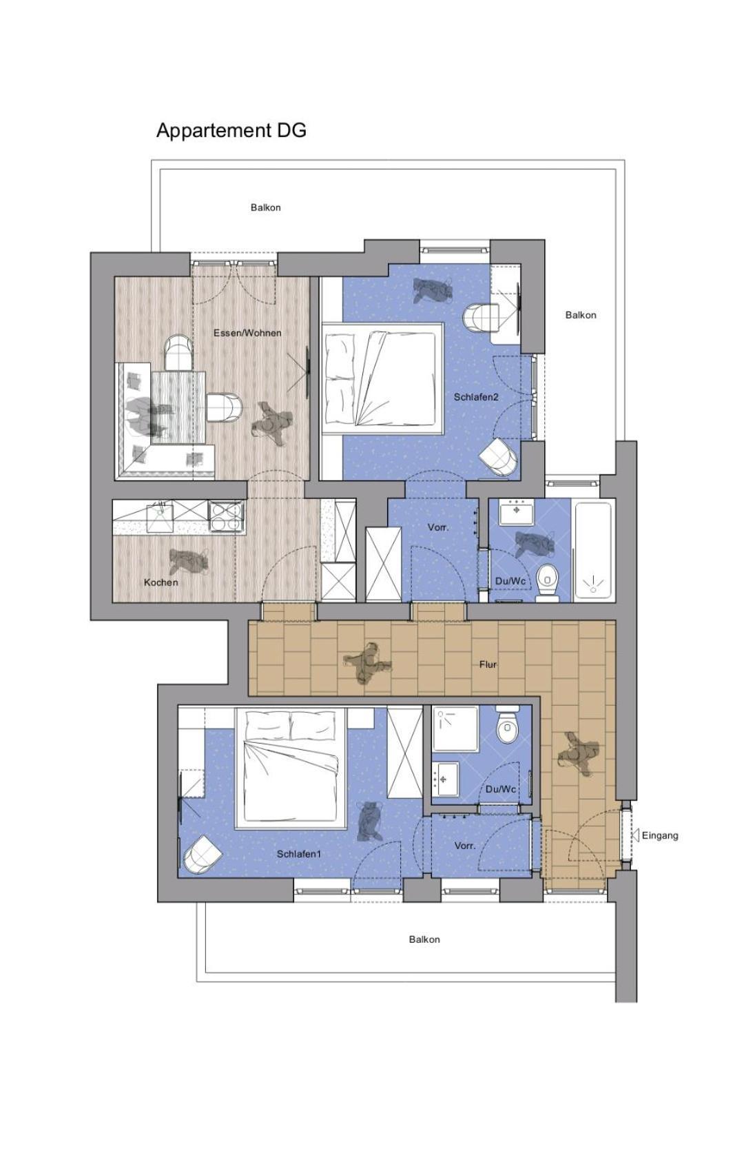 Zeitlos Apartments Gerlos Chambre photo